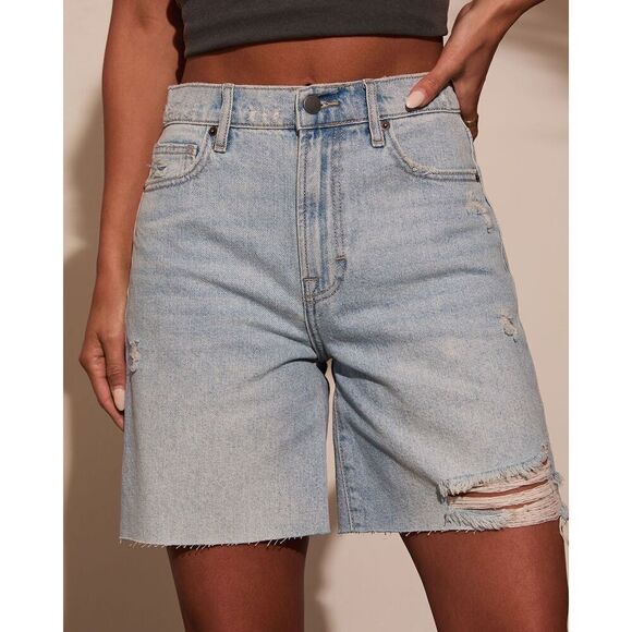 Vici Pants - VICI Indio Denim Dad Shorts Size 27